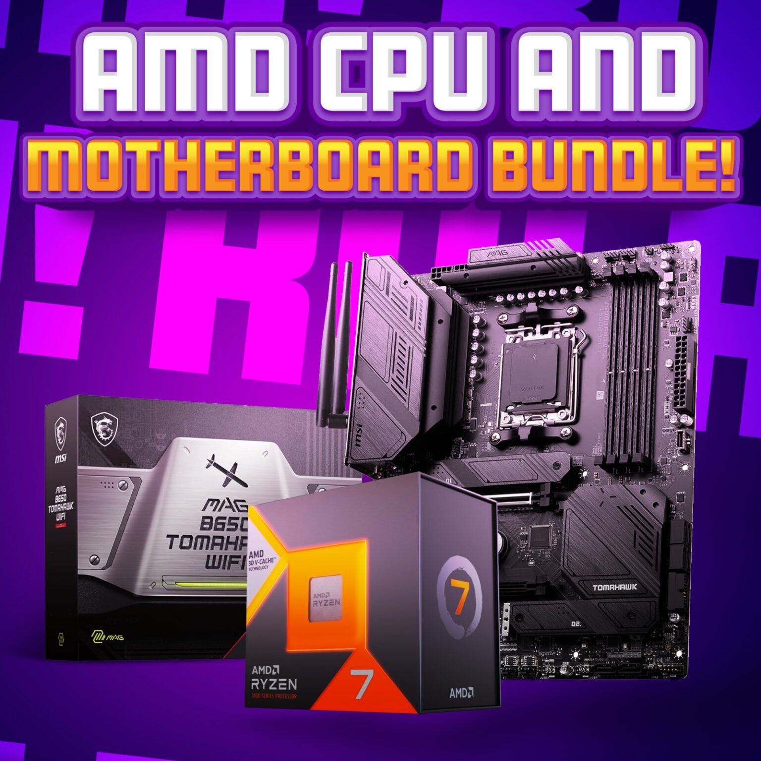 RYZEN CPU & MOTHERBOARD BUNDLE! RaffledUp